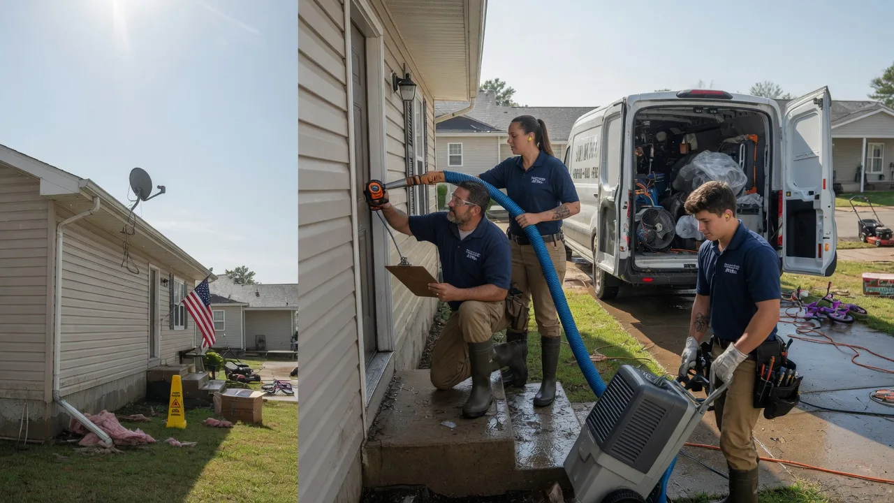 Ceiling Water Damage Restoration in Kipton, OH near me